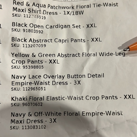 XXL PANTALÓN tulip hem yellow & green abstract floral elastic waist crop pants - Picture 2 of 8